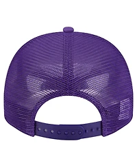 New Era Men's Purple Los Angeles Lakers Vintage Team Rope A-Frame 9FIFTY Snapback Hat