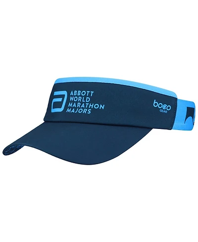 Boco Gear Men's and Women's Blue World Marathon Majors 360 Visor Adjustable Hat