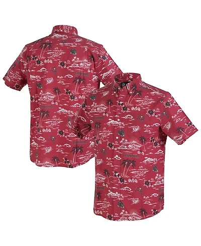 Reyn Spooner Men's Red Tampa Bay Buccaneers Kekai Performance Button-Down Shirt