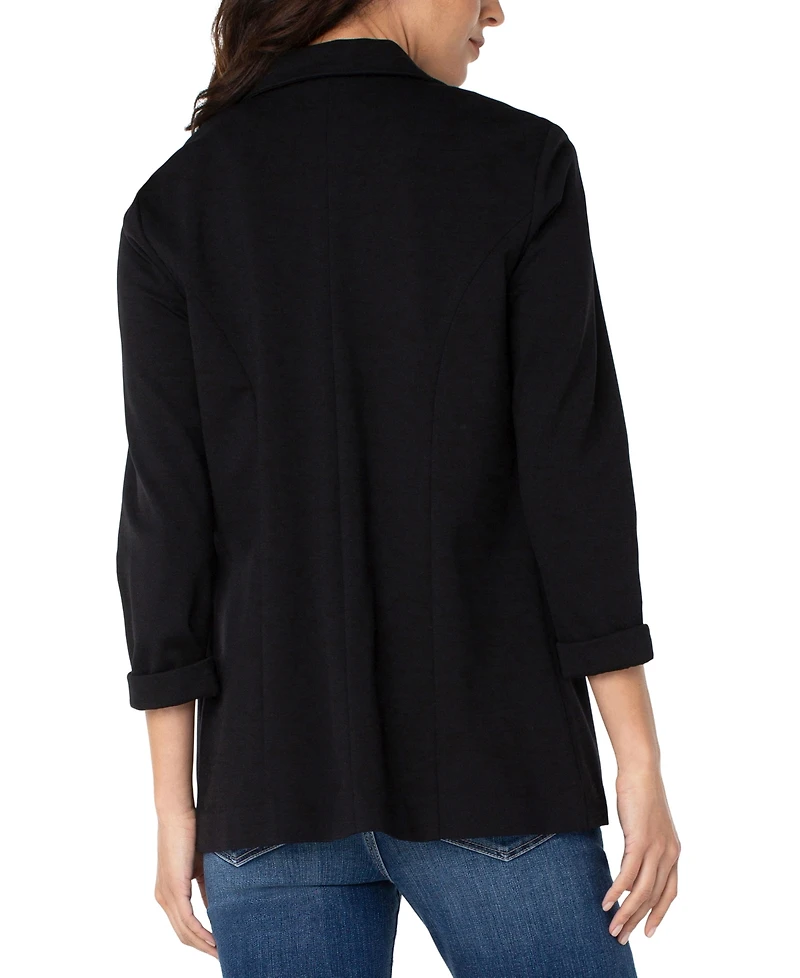 Liverpool Los Angeles Petite Ponte Boyfriend Blazer
