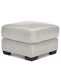 Cobbie Leather 24" Chair Ottoman, Exclusively at Macy's