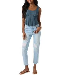 O'Neill Juniors' Julye Scoop-Neck Sleeveless Top