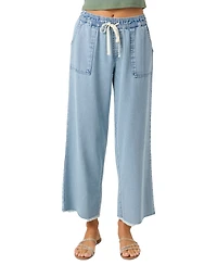 O'Neill Juniors' Sevie Cotton Wide Led Denim Pants