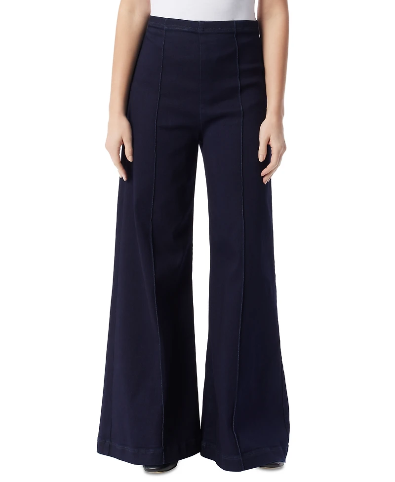 Dee Ocleppo Women's Pintuck Wide-Leg Pants