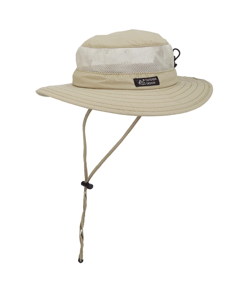 Dorfman Pacific Men's Supplex Big Brim Mesh Sides Hat