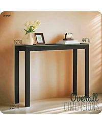Kings Brand Furniture Russel Long Console Table - Minimalist and Slim Entryway for Decorative Displays, Sofa