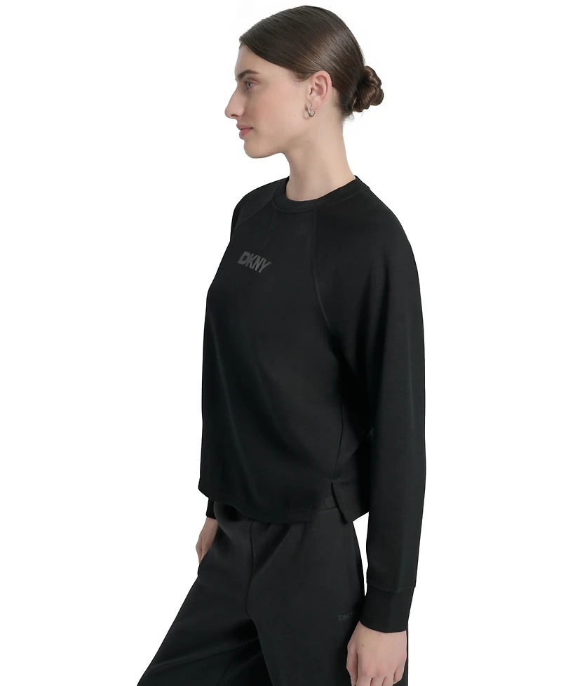 Dkny Women's Highline Scuba Crewneck Pullover