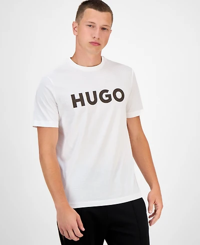 Hugo Boss Men's Dulivio Short Sleeve Crewneck Graphic T-Shirt