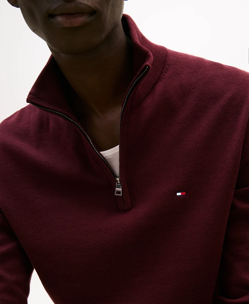Tommy Hilfiger Men's Quarter-Zip Pullover Knit Sweater