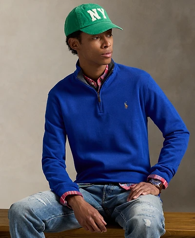 Polo Ralph Lauren Men's Estate-Rib Cotton Quarter-Zip Pullover