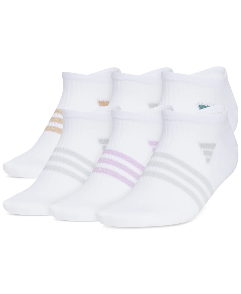 adidas Women's 6-Pk. Superlite 3.0 No Show Socks 5160390A