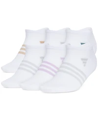 adidas Women's 6-Pk. Superlite 3.0 No Show Socks 5160390A