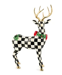 MacKenzie-Childs Holly Check Standing Deer
