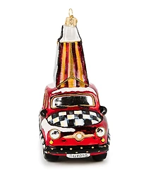 MacKenzie-Childs Christmas Shopping Car Ornament