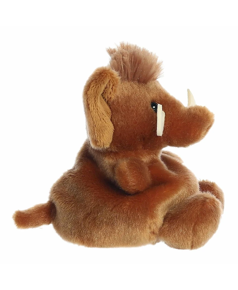 Aurora Mini Mo Woolly Mammoth Palm Pals Adorable Plush Toy Brown 5"