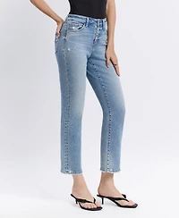 Flying Monkey Women's High Rise Straight Jeans
