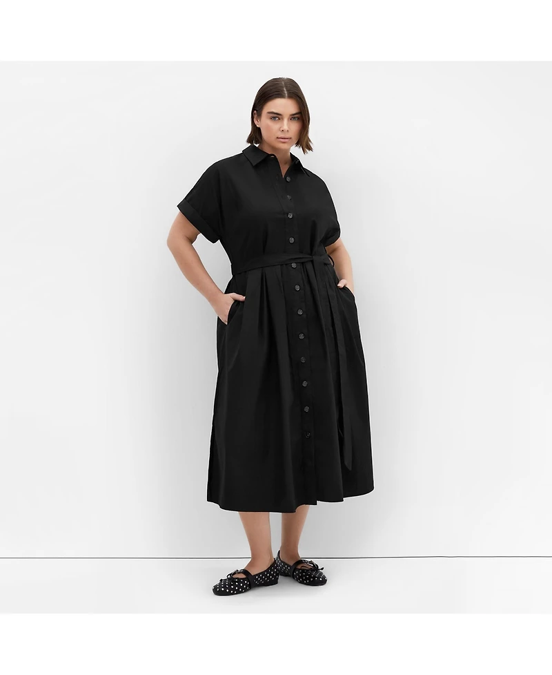 City Chic Women's Elly Shirt Dress