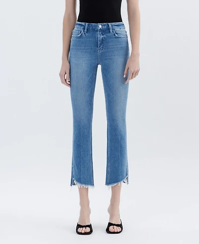 Flying Monkey Women's High Rise Slim Straight Jeans