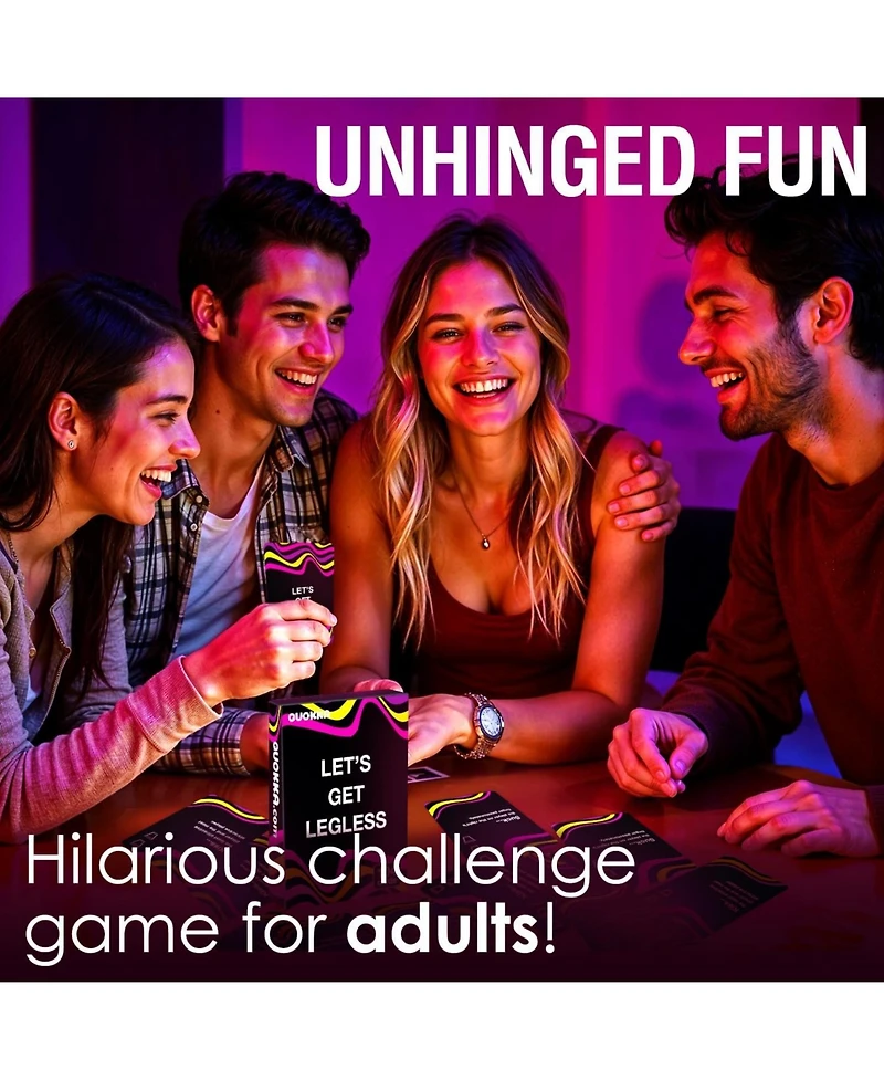 Quokka Card Game for Adults – Fun Party Game Night with 104 Dares and Conversation Challenges