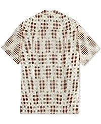 Scotch & Soda Men's Relaxed Fit Short Sleeve Printed Button-Front Camp Shirt