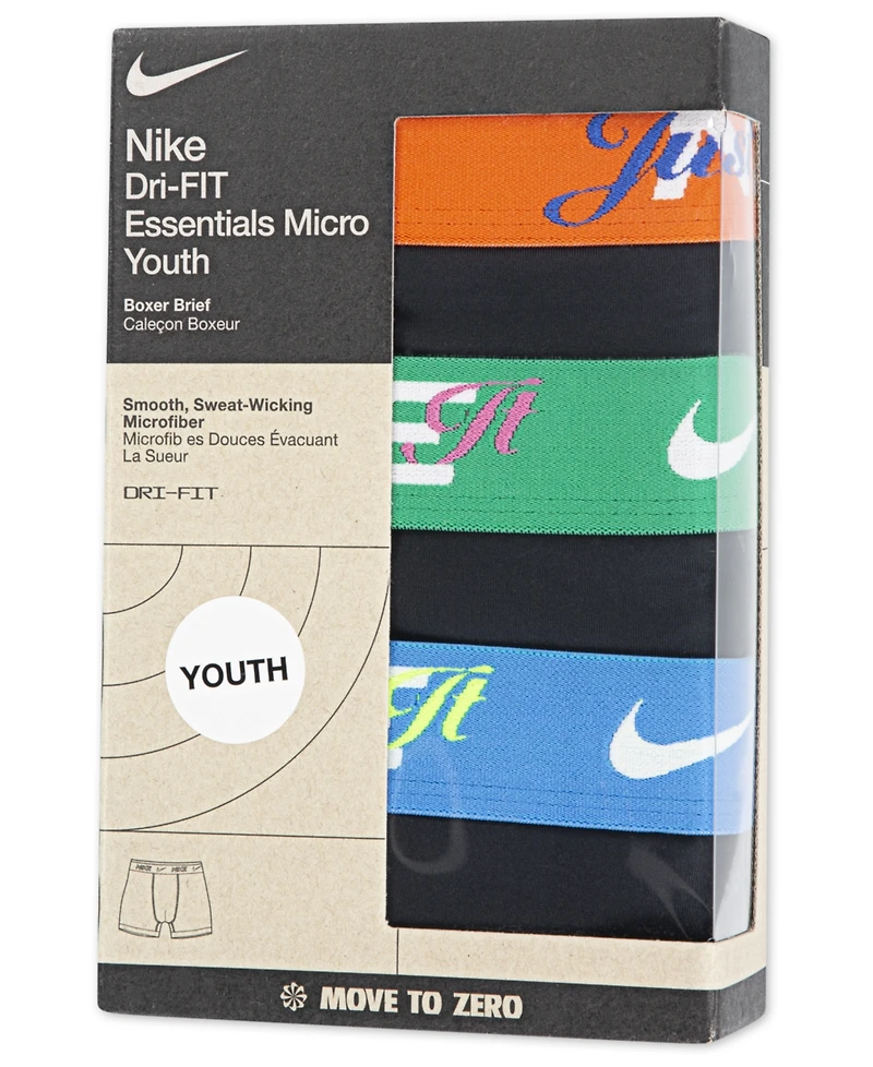 Nike Big Boys 3-Pack Boxer Briefs