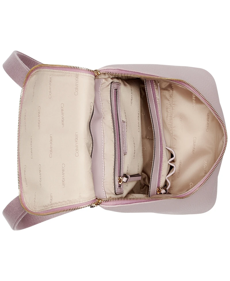 Calvin Klein Zulle Zip-Around Backpack with Signature Hang Off