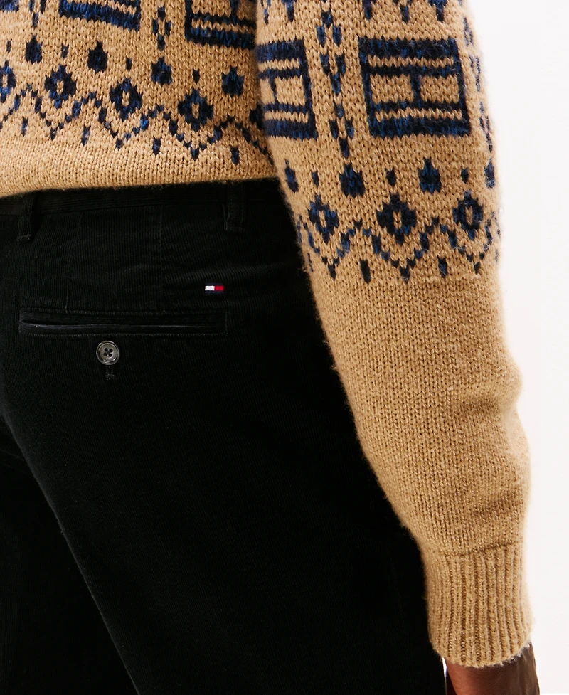 Tommy Hilfiger Men's Denton Slim Straight Fit Corduroy Chinos