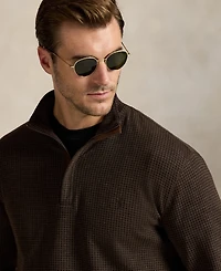 Polo Ralph Lauren Men's Big & Tall Houndstooth Luxury Jersey Pullover