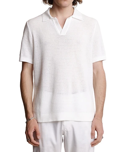 Paisley & Gray Men's Slim Fit Short Sleeve Open Collar Polo Shirt