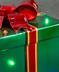 Balsam Hill Outdoor Stackable Lighted Christmas Gifts, Set of 3