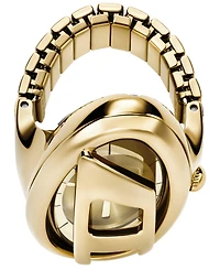 Diesel Women's D-Era Quartz Two-Hand Gold Stainless Steel Watch, 19mm
