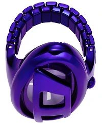 Diesel Women's D-Era Quartz Two-Hand Purple Stainless Steel Watch, 19mm