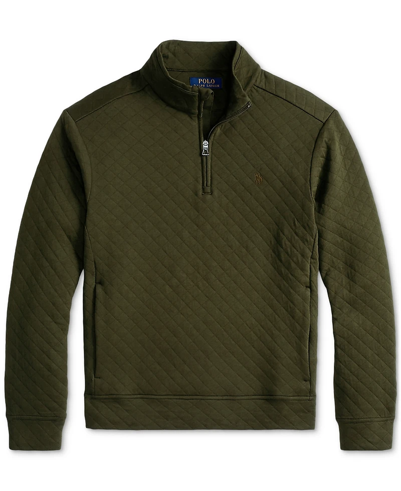Polo Ralph Lauren Men's Quilted Double-Knit Jersey Pullover