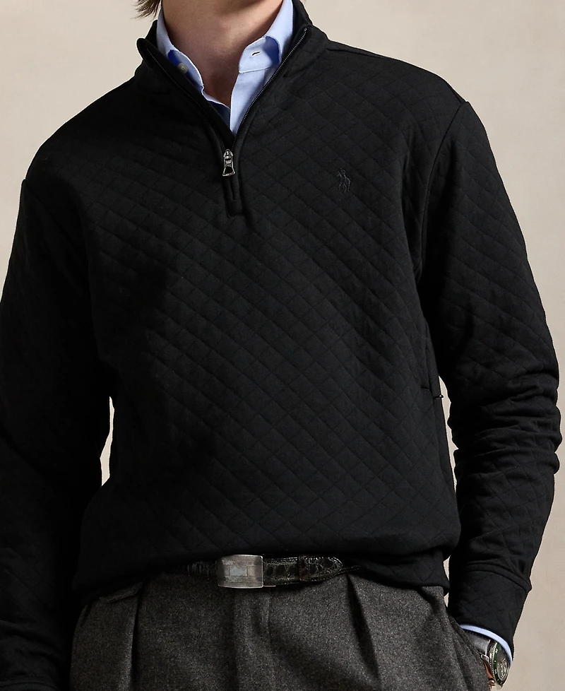 Polo Ralph Lauren Men's Quilted Double-Knit Jersey Pullover