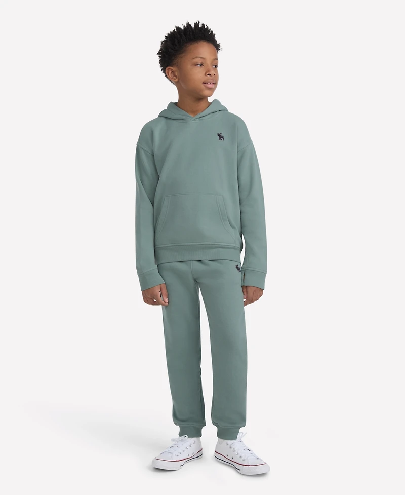 abercrombie kids Boys Essential Fleece Pullover Hoodie
