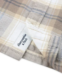 abercrombie kids Boys Traditional Flannel Shirt