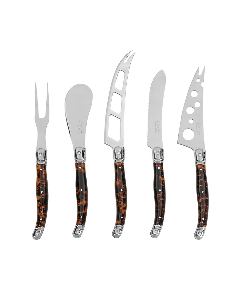 French Home Artisan Laguiole 5-Pc. Cheese Knife Set