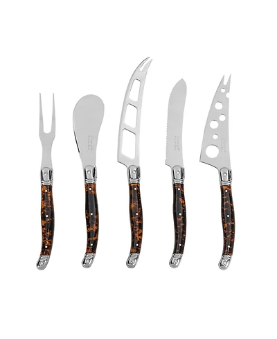 French Home Artisan Laguiole 5-Pc. Cheese Knife Set