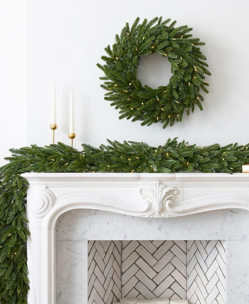 Balsam Hill 10 ft Fraser Fir Pre-Lit Garland