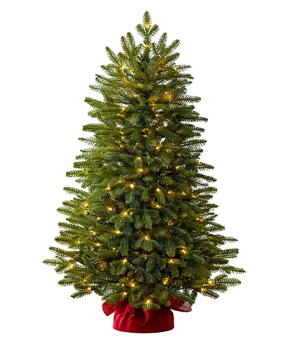 Balsam Hill 3.5 ft Fraser Fir Pre-Lit Tabletop Tree