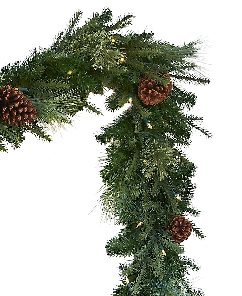 Balsam Hill ft Mixed Pre-Lit Garland