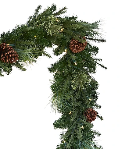 Balsam Hill ft Mixed Pre-Lit Garland