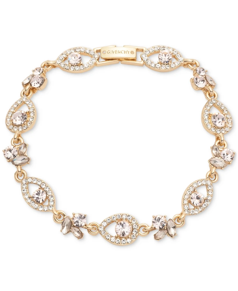 Givenchy Gold-Tone Crystal Flex Bracelet