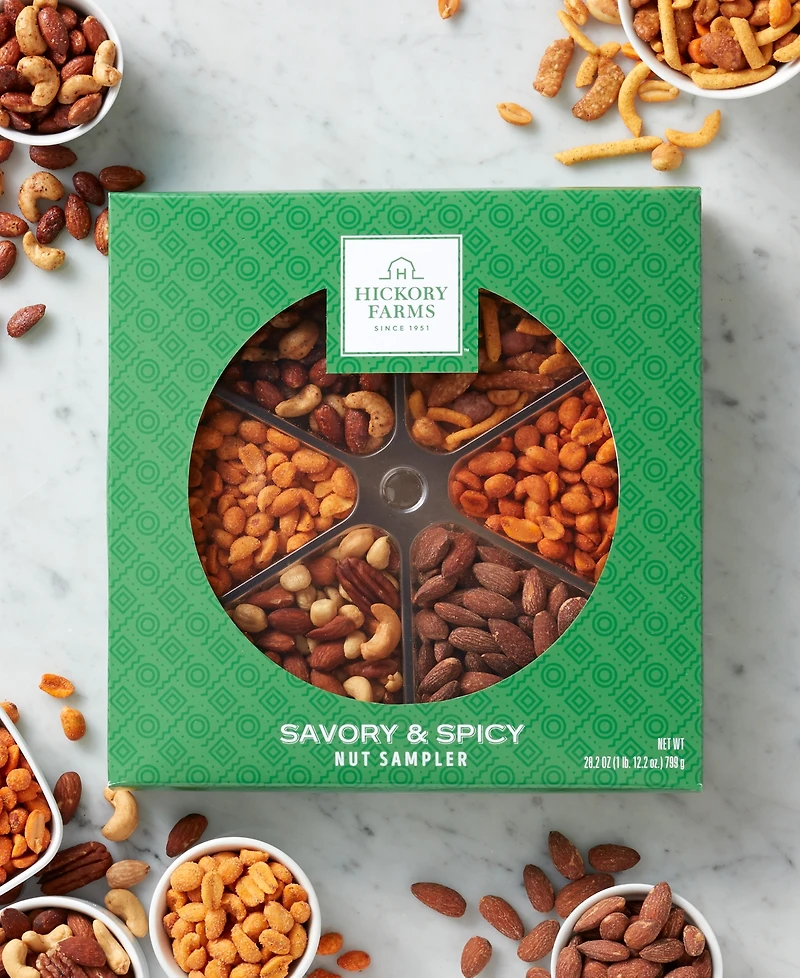 Hickory Farms Savory Spicy Nut Sampler