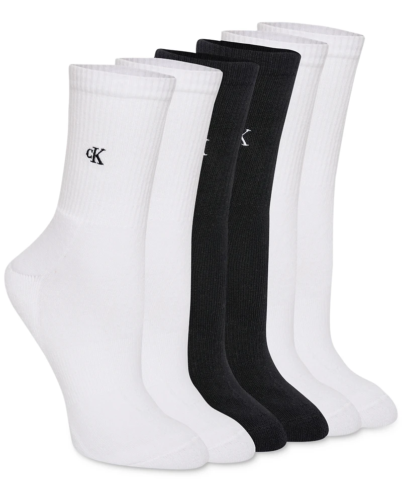 Calvin Klein Women's 3-Pk. Embroidered Logo Crew Socks CJW251CR02