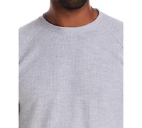Weatherproof Vintage Men's Long Raglan Sleeve Ribbed Crewneck T-Shirt
