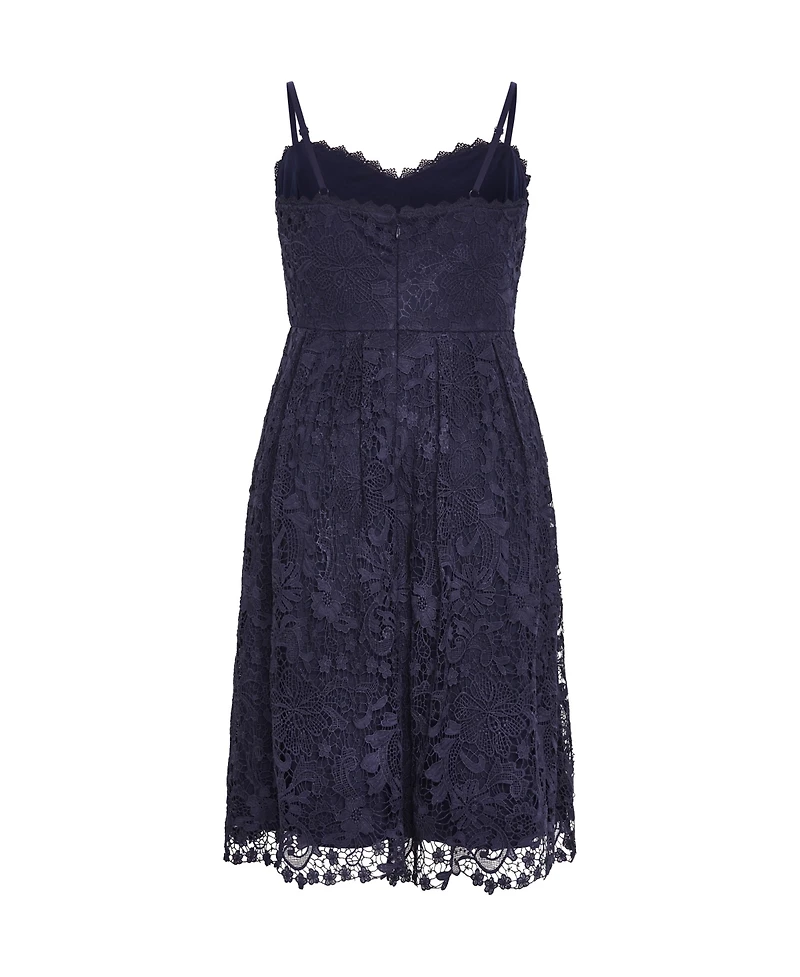 City Chic Women's Scarlet Lace Dress
