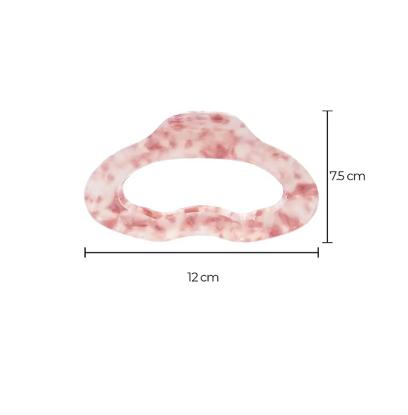 Jumbo Open Lip Shape Hair Claw Clip By Adina Eden