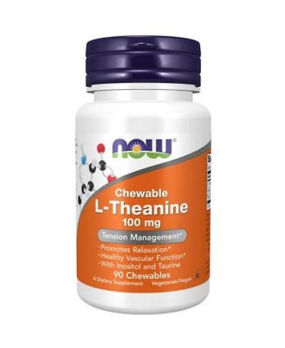 Now Foods L Theanine 100 Mg 90 Veg Caps