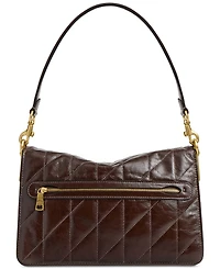 Coach Chain Tabby Medium Quilted Leather Shoulder Bag
